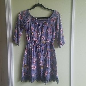 Three Pink Hearts Floral Tunic